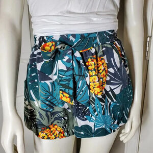 Breeze Ever Aloha Island Lightweight Paperbag Shorts Women's Size Small NWOT